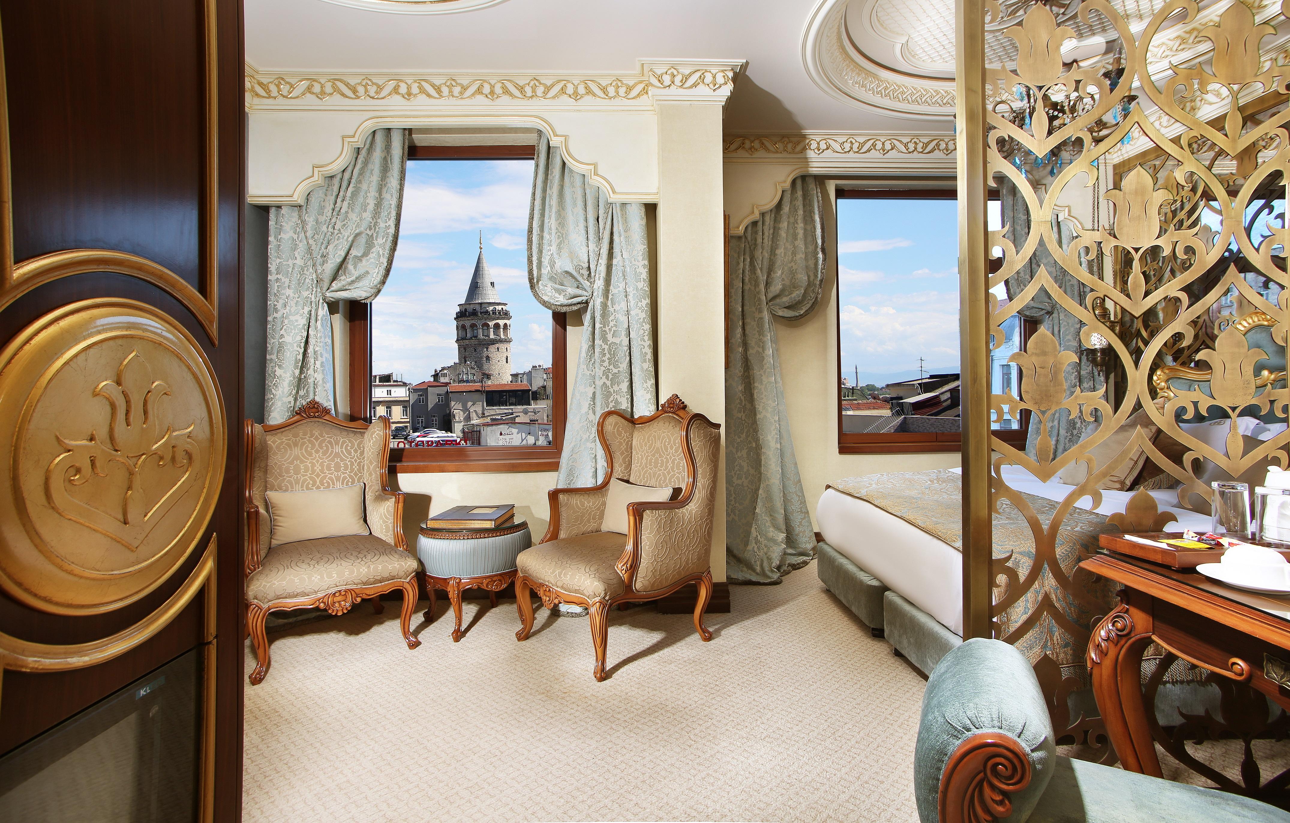 Daru Sultan Hotels Galata Istanbul Bagian luar foto A suite at the Four Seasons Hotel Istanbul