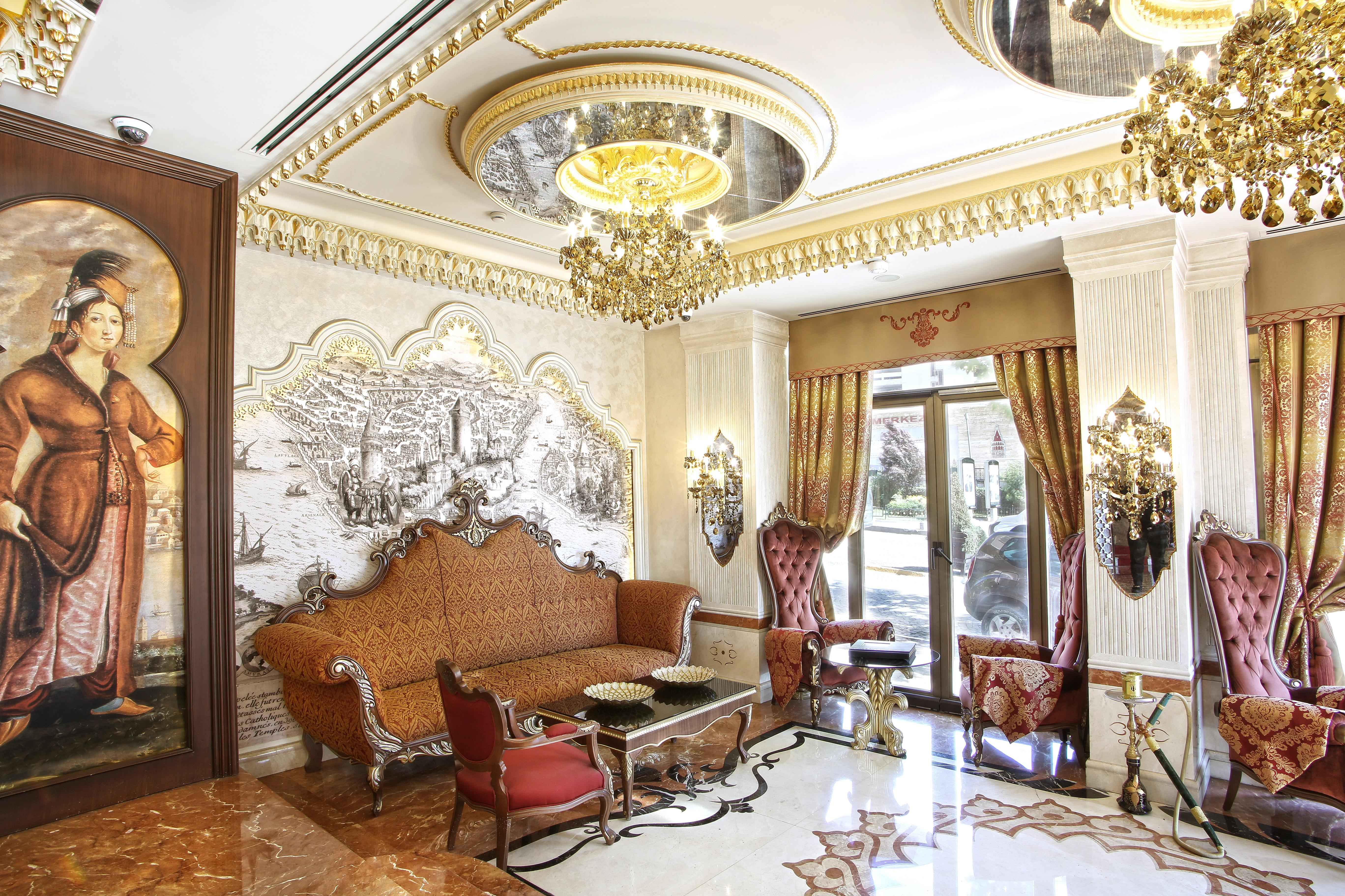 Daru Sultan Hotels Galata Istanbul Bagian luar foto Interior of the hotel