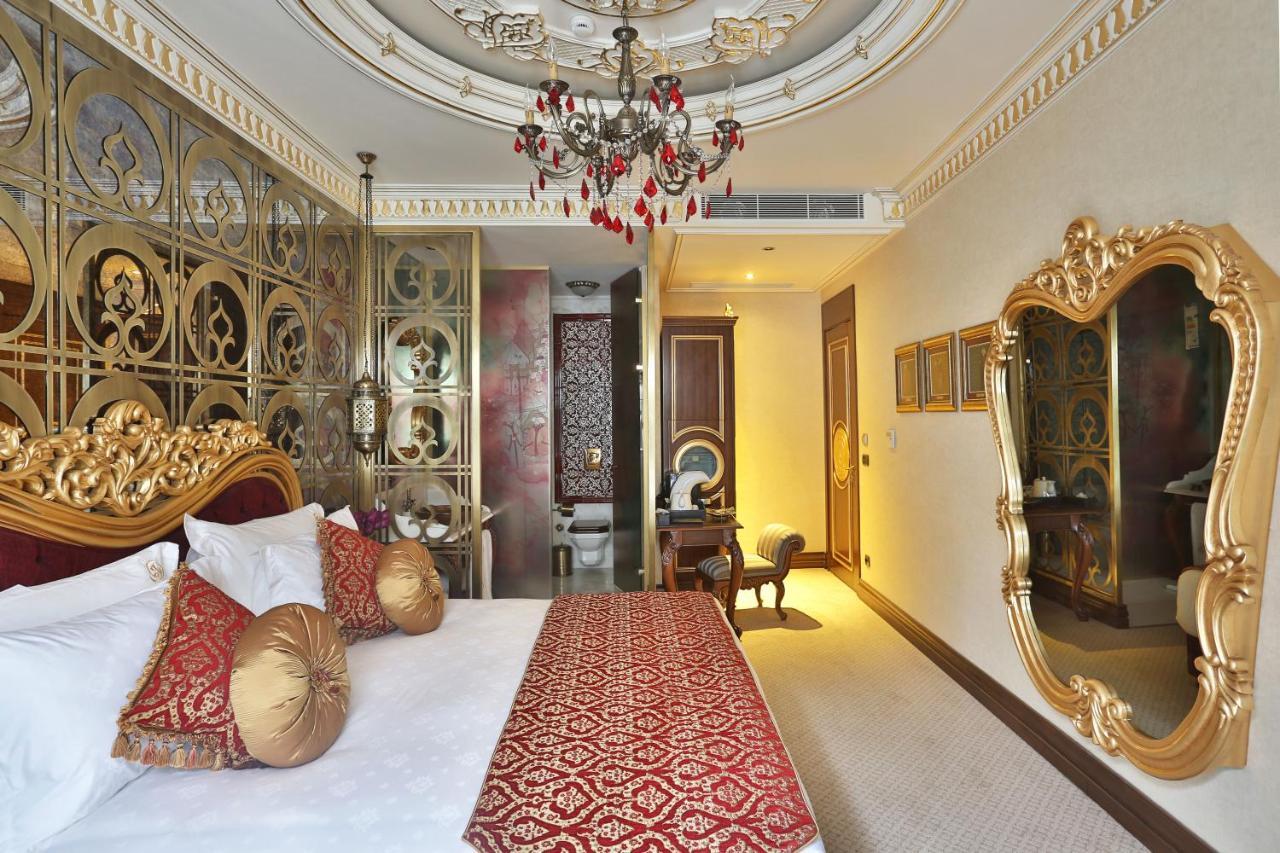 Daru Sultan Hotels Galata Istanbul Bagian luar foto A bedroom at the hotel